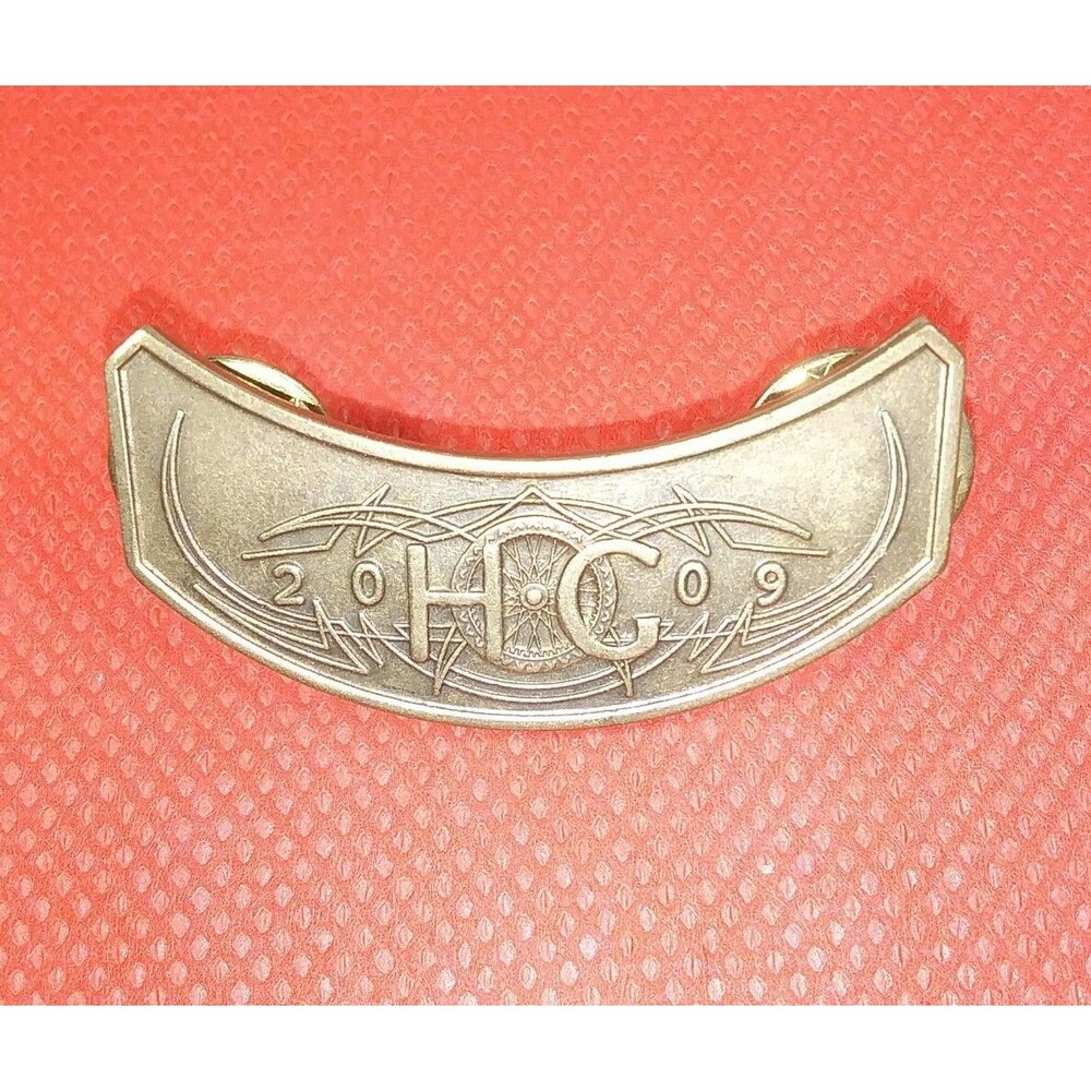 2009 HOG Harley Davidson Owners Group Pin Badge Jacket Wings Rocker